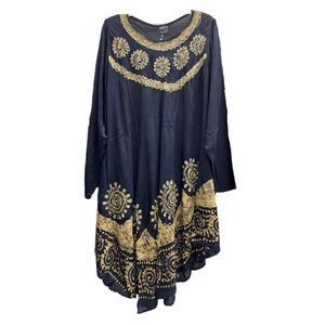 Umbrella Cut Tunic - Mustard